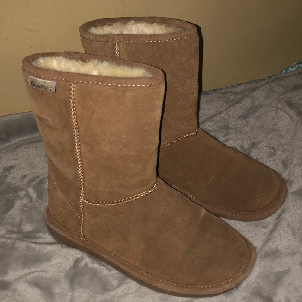 Tan Bearpaw Boots